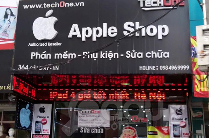 Thi Công Bảng Hiệu Sửa Điện Thoại