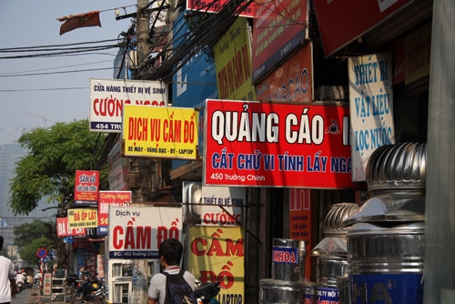 Thi Công Biển Quảng Cáo Treo