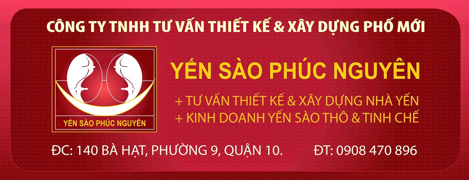 Thi Công Bảng Hiệu Yến Sào Đẹp