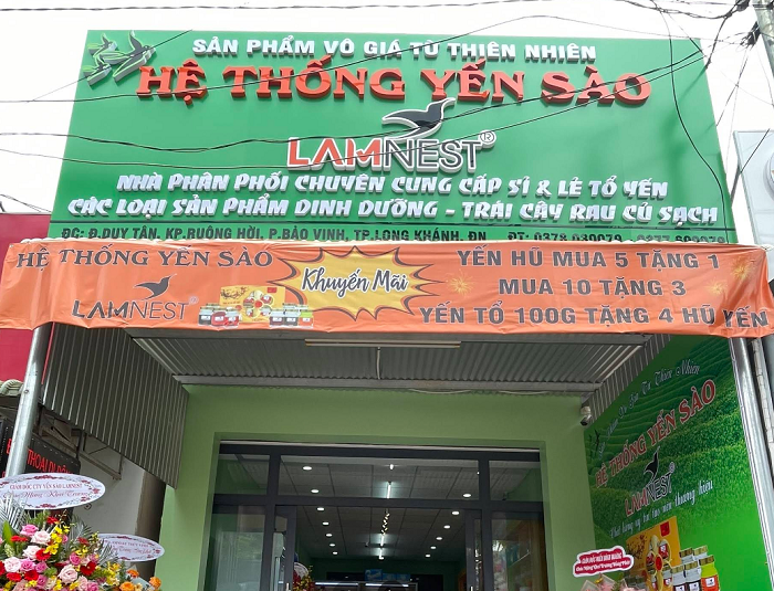 Thi Công Bảng Hiệu Yến Sào Đẹp