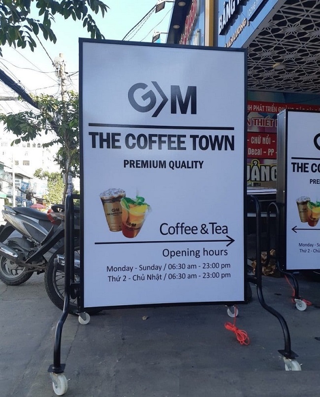 Mẫu Biển Quảng Cáo Đứng Đẹp