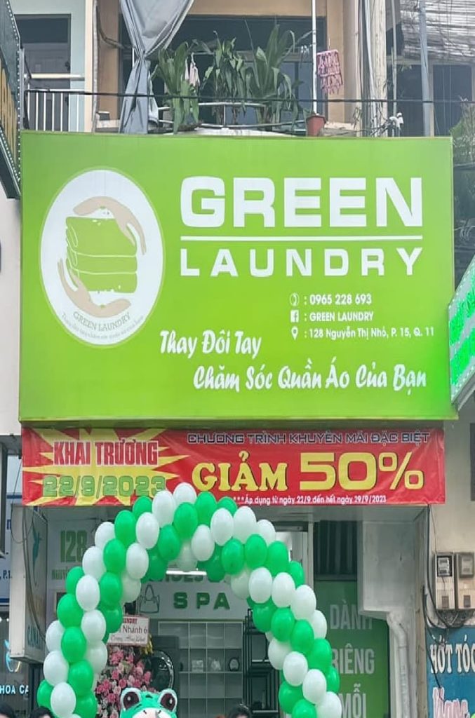 Bảng Hiệu Giặt Ủi Đẹp