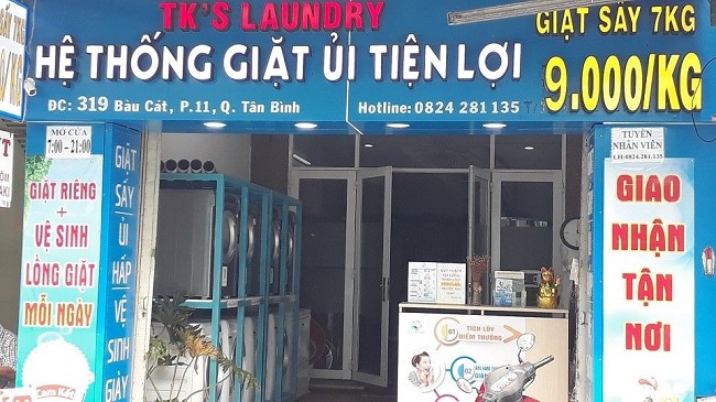 Thiết Kế Bảng Hiệu Giặt Ủi Đẹp
