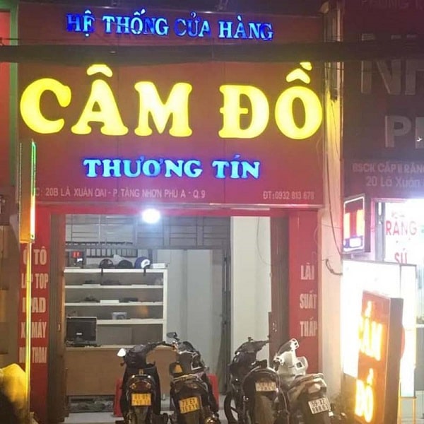 Biển Hiệu Tiệm Cầm Đồ Đẹp