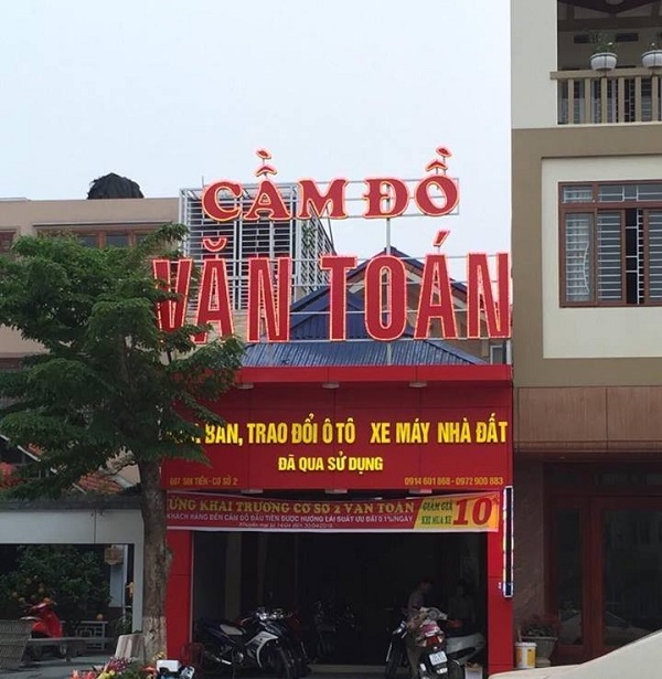 Thiết Kế Biển Hiệu Tiệm Cầm Đồ Đẹp, Chuyên Nghiệp