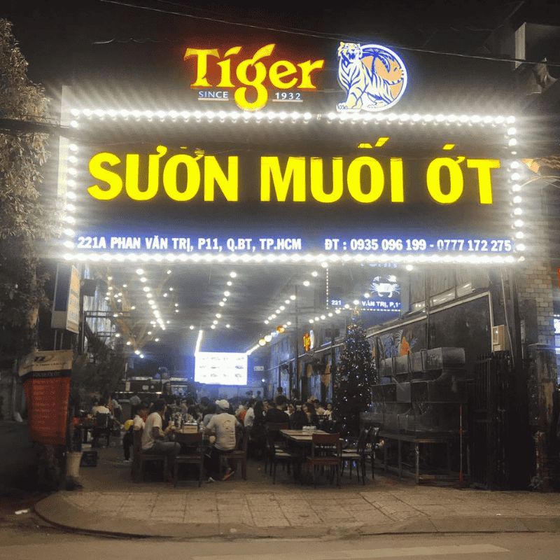 Thi Công Bảng Quảng Cáo Quán Nhậu Đẹp