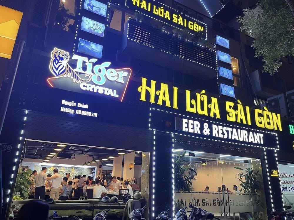 Thi Công Bảng Quảng Cáo Quán Nhậu Đẹp