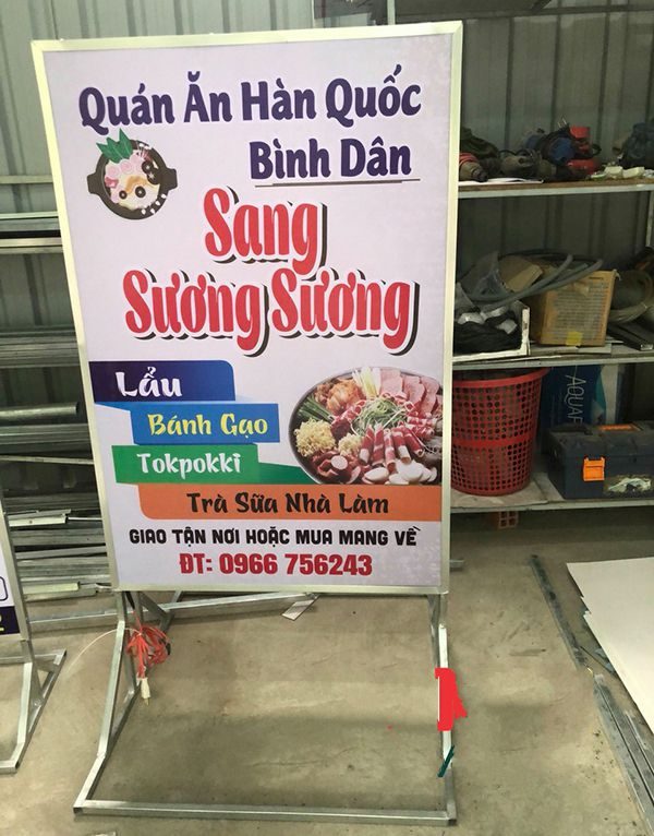 Thi Công Bảng Quảng Cáo Quán Nhậu Đẹp