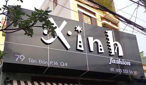 Thi Công Biển Hiệu Cửa Hàng Quần Áo Đẹp