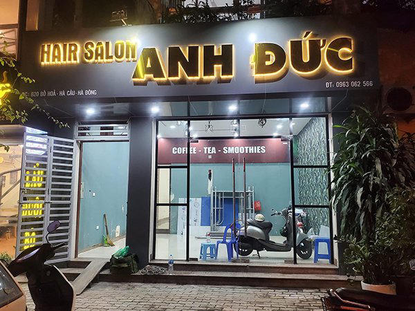 Thi Công Bảng Hiệu Tiệm Tóc