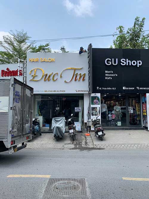 Thi Công Bảng Hiệu Tiệm Tóc
