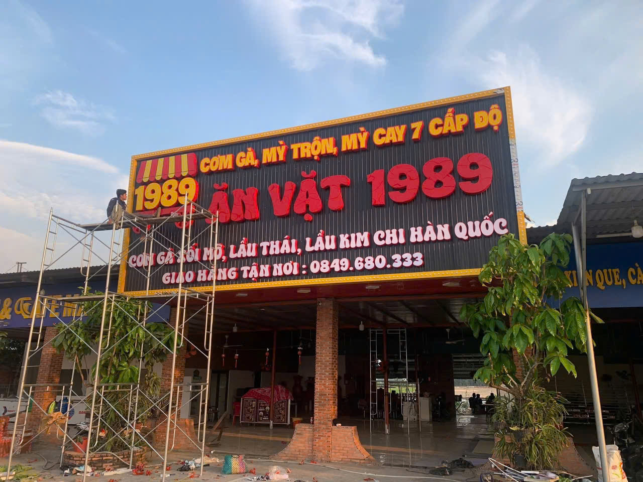 Thi Công Biển Quảng Cáo Ăn Vặt Đẹp