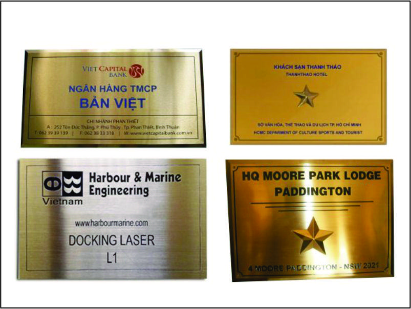 Thi công Bảng Tên Công Ty Inox Ăn Mòn