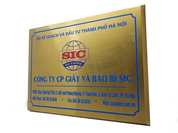 Thi công Bảng Tên Công Ty Inox Ăn Mòn
