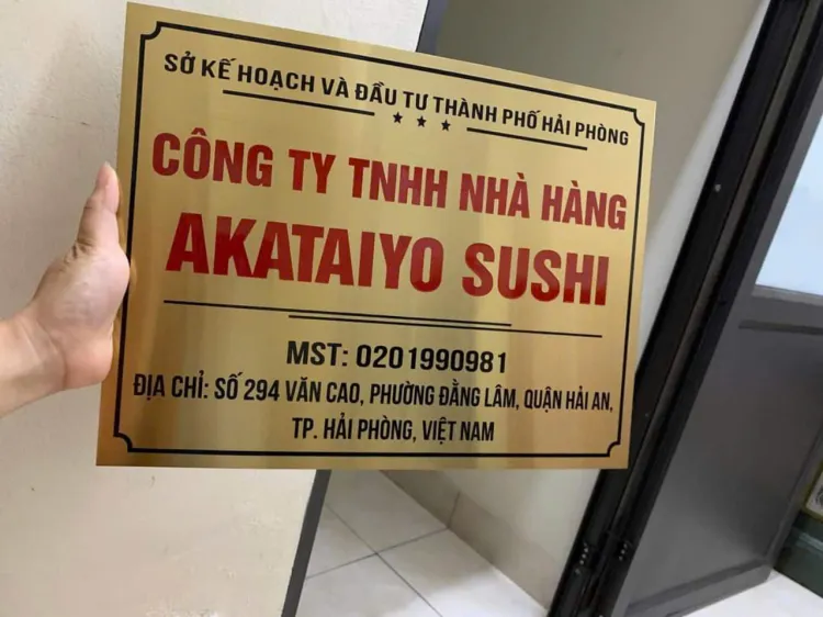 Thi công Bảng Tên Công Ty Inox Ăn Mòn
