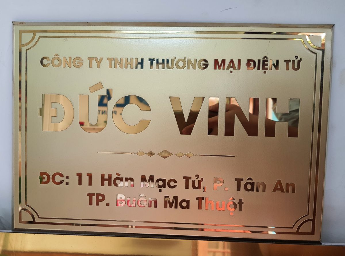 Thiết Kế Bảng Tên Công Ty Inox Ăn Mòn