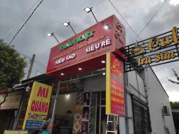 Thi công Biển Hiệu Mica Chữ Nổi