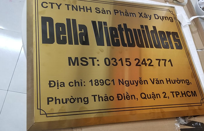 Làm Bảng Hiệu Inox TPHCM