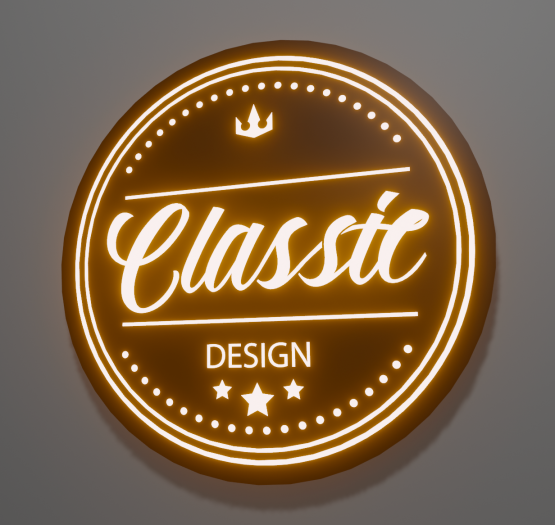 Thiết Kế Bảng Hiệu Đèn LED Tròn Đẹp