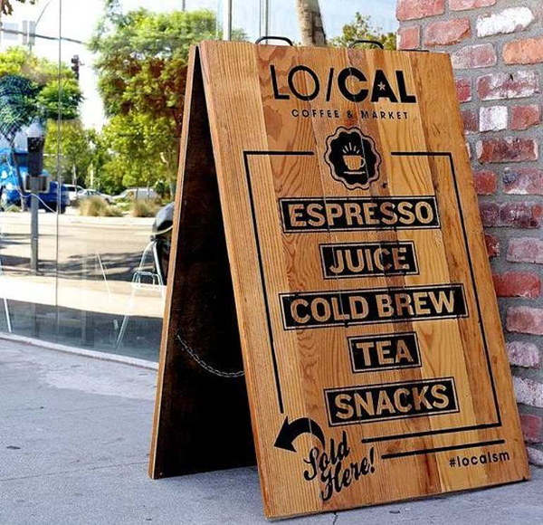 Thiết Kế Biển Quảng Cáo Bằng Gỗ Đẹp