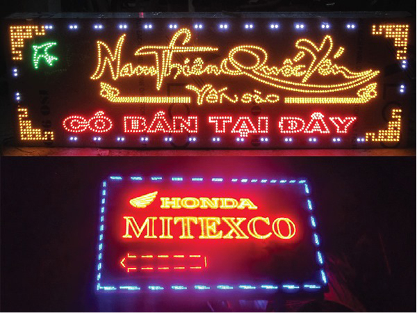 Thiết Kế Bảng Hiệu Quảng Cáo LED Ruồi Đẹp