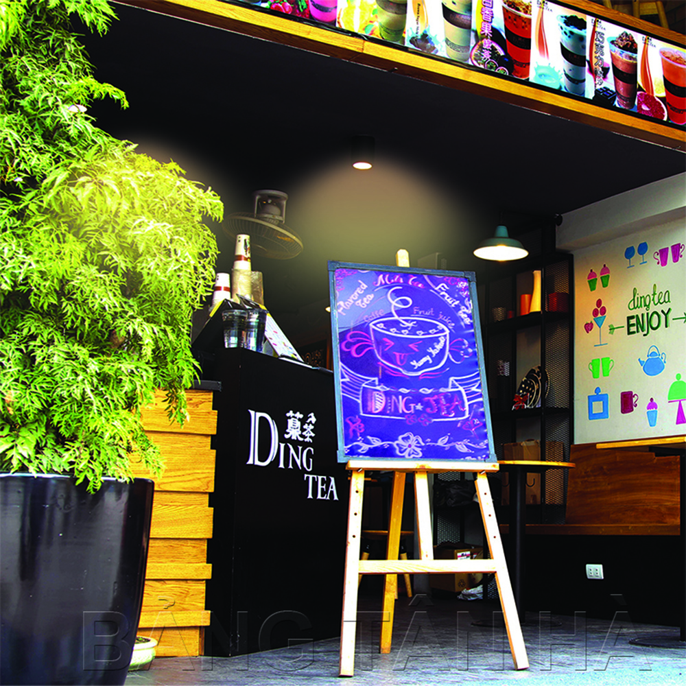 Thiết Kế Bảng Đèn LED Quán Cafe Đẹp