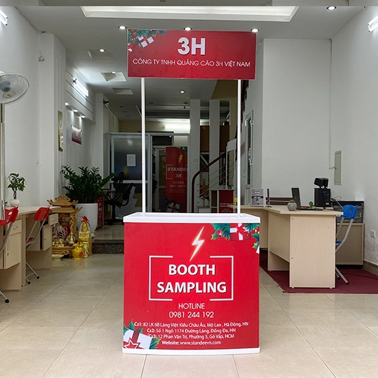 Booth Bán Hàng Bằng Nhựa