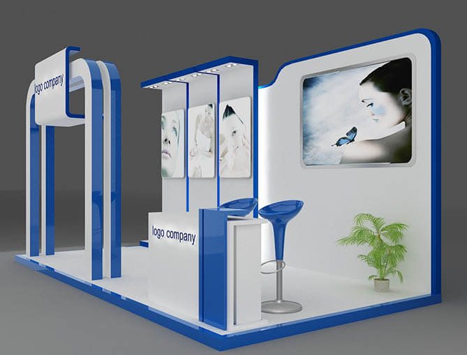 Booth Bán Hàng Bằng Nhựa