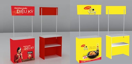 Booth Bán Hàng Bằng Nhựa