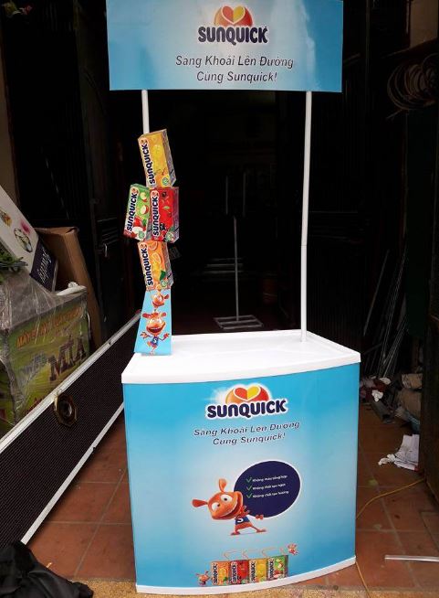 Booth Bán Hàng Bằng Nhựa