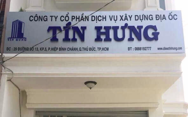 Thiết Kế Bảng Hiệu Công Ty Xây Dựng