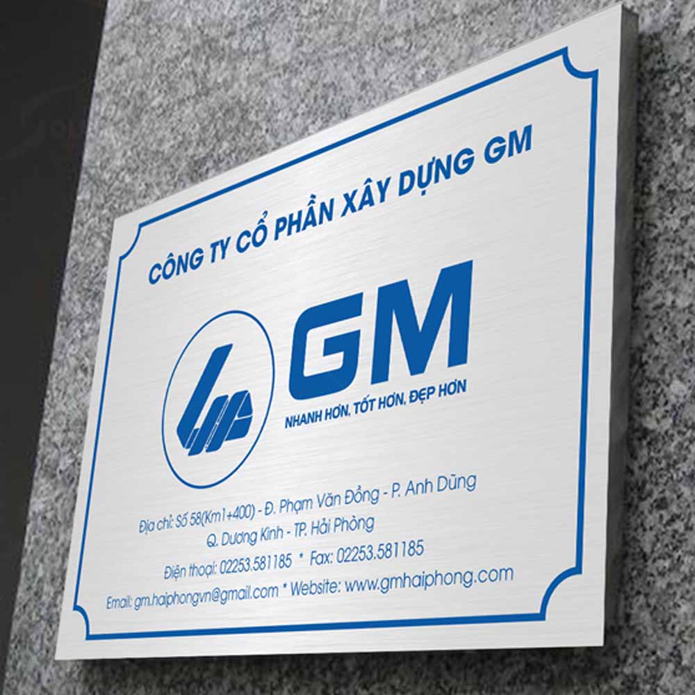 Thiết Kế Bảng Hiệu Công Ty Xây Dựng