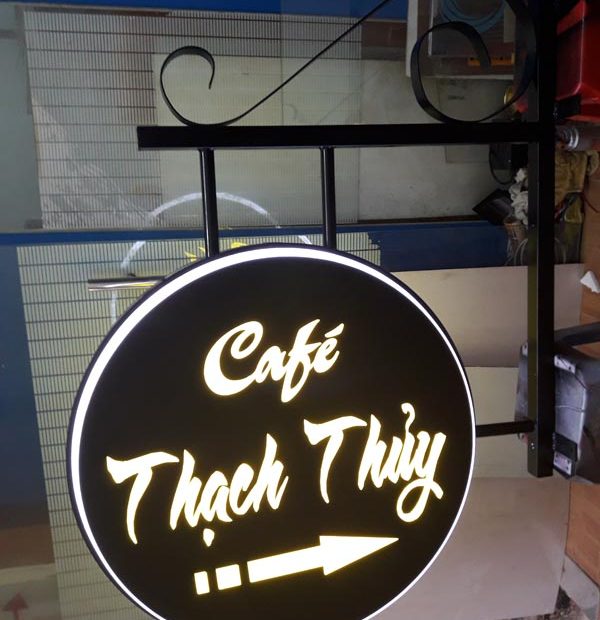 Thiết Kế Hộp Đèn Quán Cafe