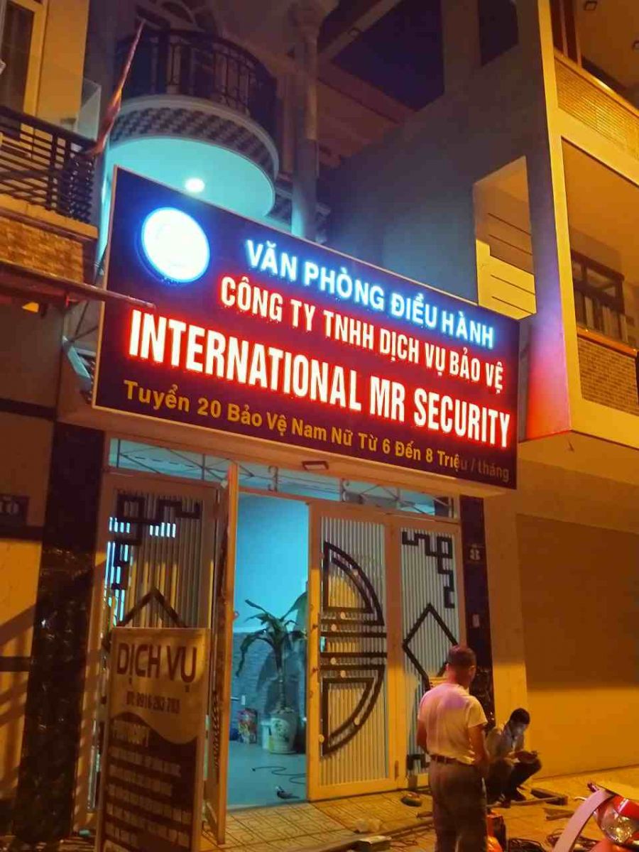 Bảng Hiệu Công Ty Bảo Vệ