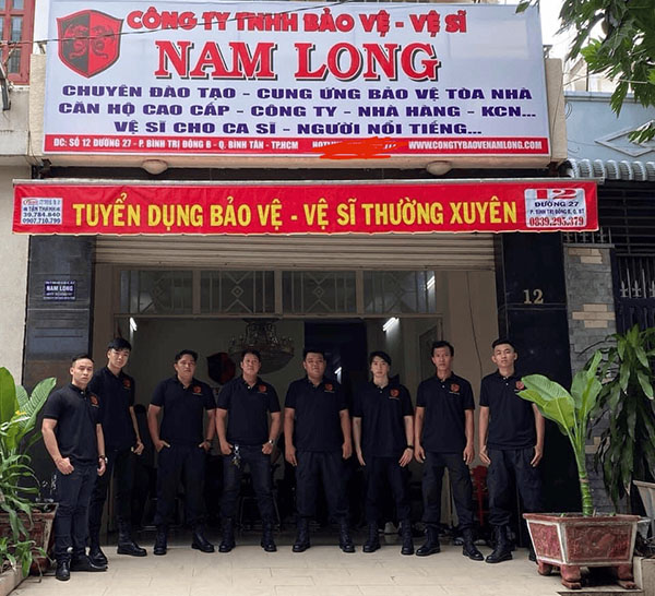 Thi Công Bảng Hiệu Công Ty Bảo Vệ