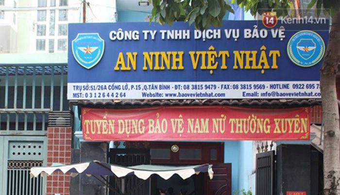 Thi Công Bảng Hiệu Công Ty Bảo Vệ