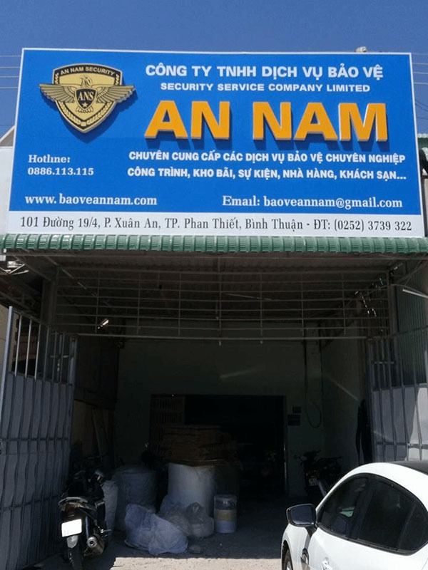 Thiết Kế Bảng Hiệu Công Ty Bảo Vệ