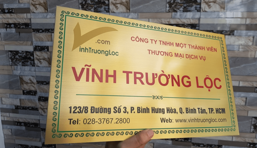 Làm Biển Công Ty Tại TP.HCM