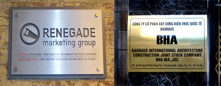 Làm Biển Công Ty Tại TP.HCM