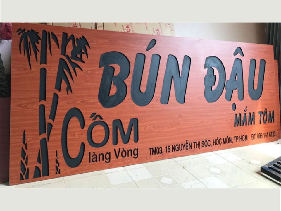 Thiết Kế Biển Gỗ Khắc Chữ Đẹp