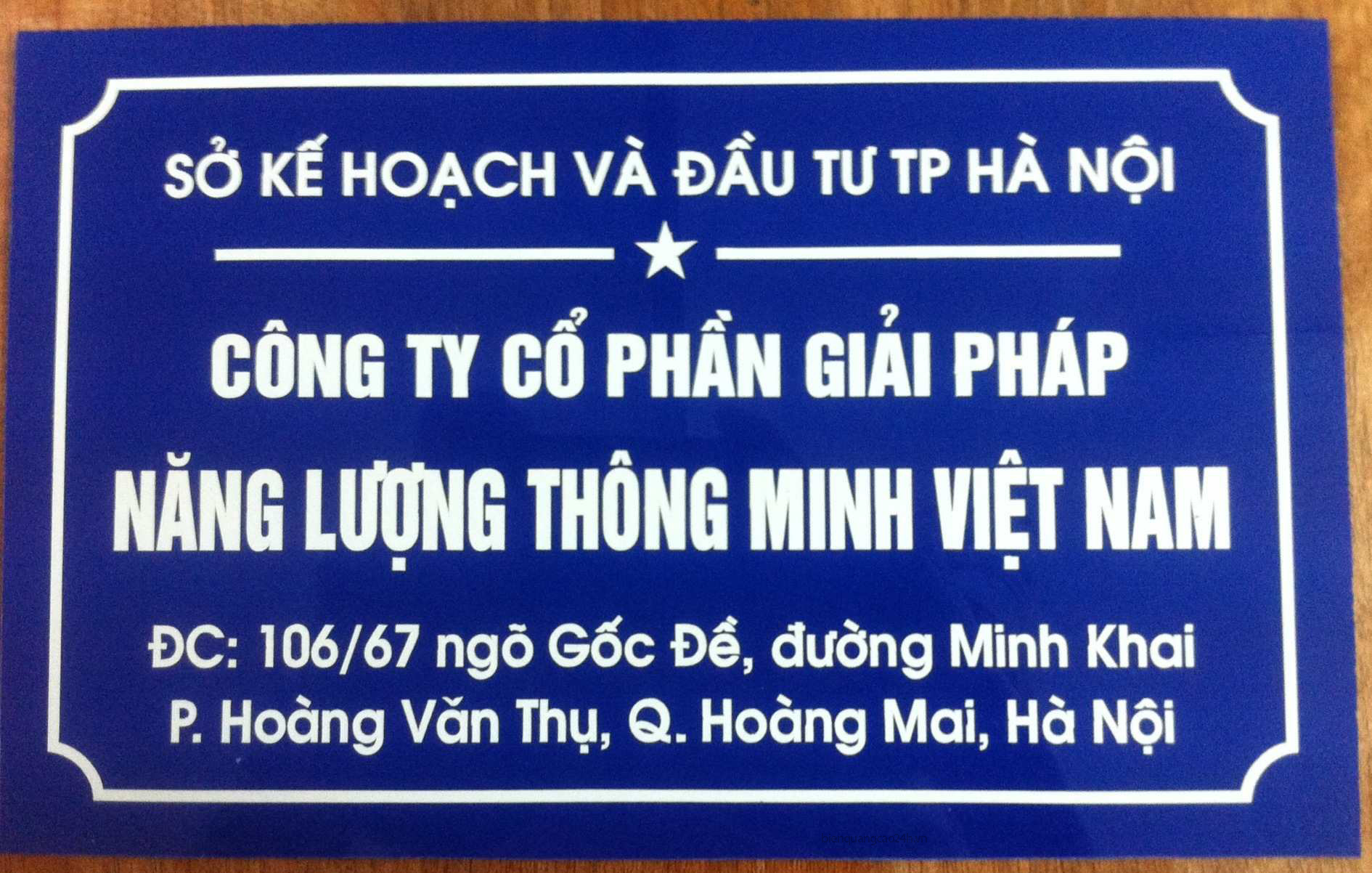 Biển Quảng Cáo Bằng Mica