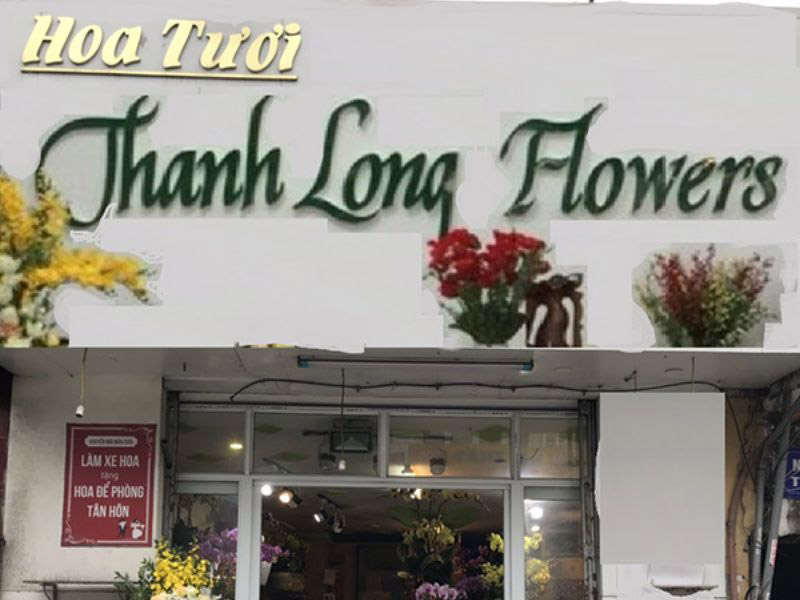 Bảng Hiệu Cửa Hàng Hoa Đẹp
