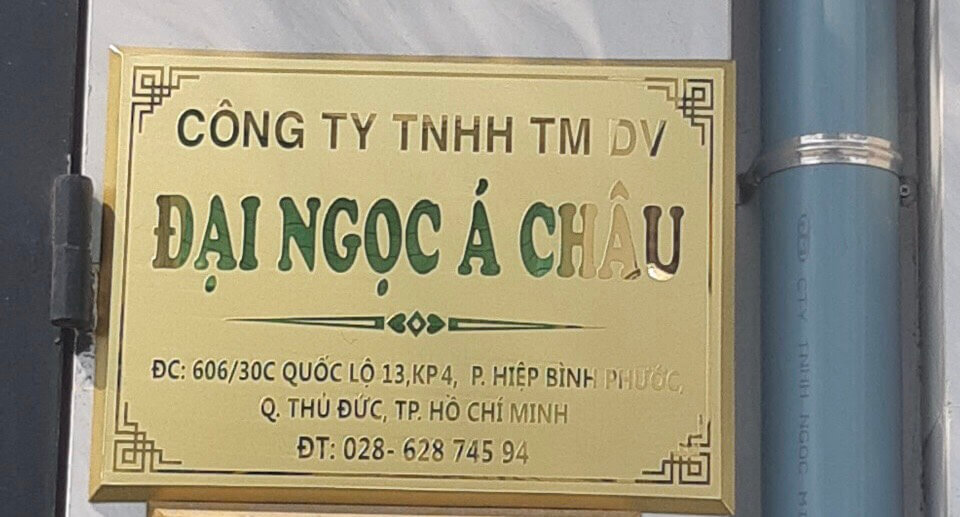 Thi Công Bảng Công Ty Inox