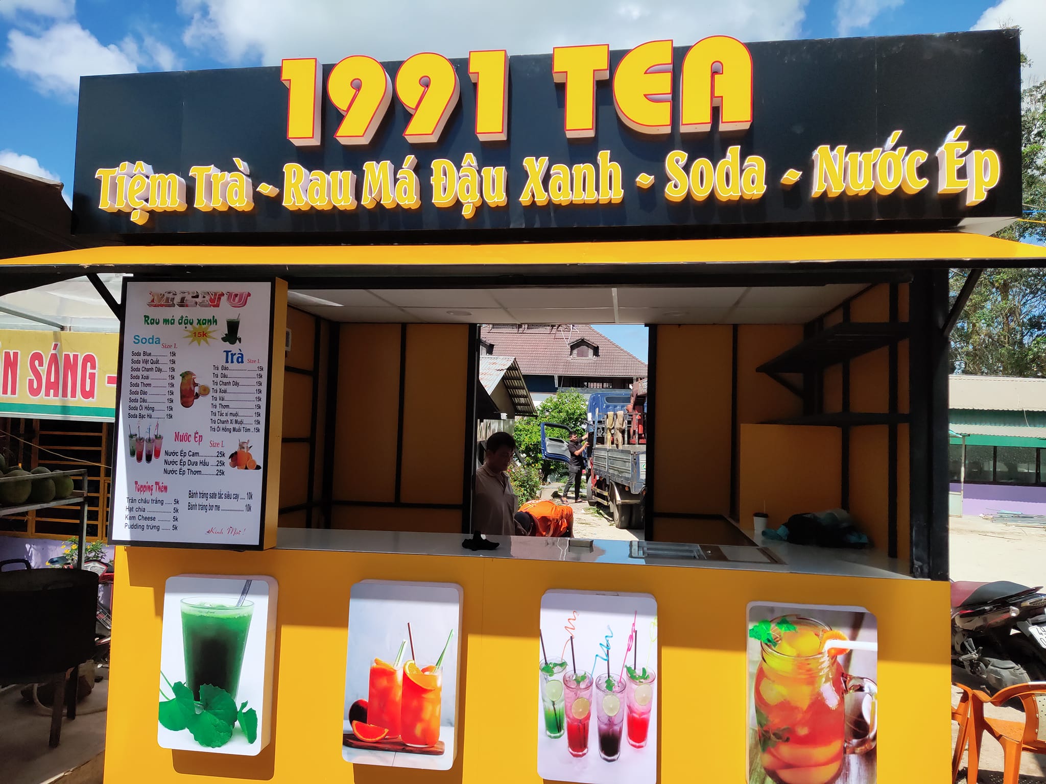 Quầy Bán Hàng Di Động Đẹp