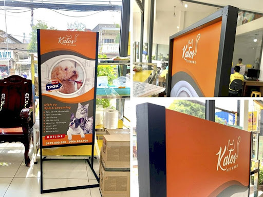 Thi Công Standee Chân Sắt TP.HCM