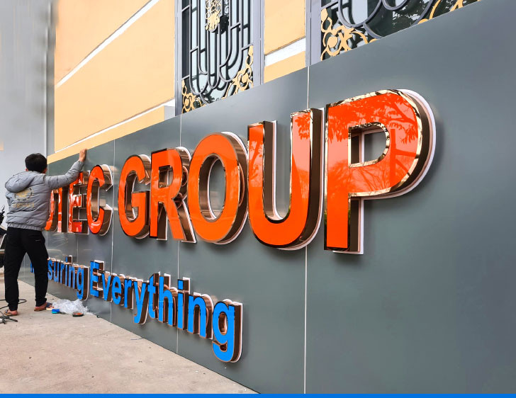 Thiết Kế Biển Quảng Cáo Chữ Nổi Đẹp