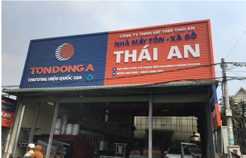 Thi Công Biển Quảng Cáo Tôn