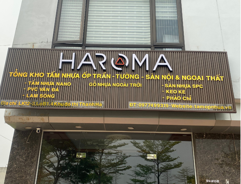 Thiết Kế Bảng Hiệu Giả Gỗ Đẹp