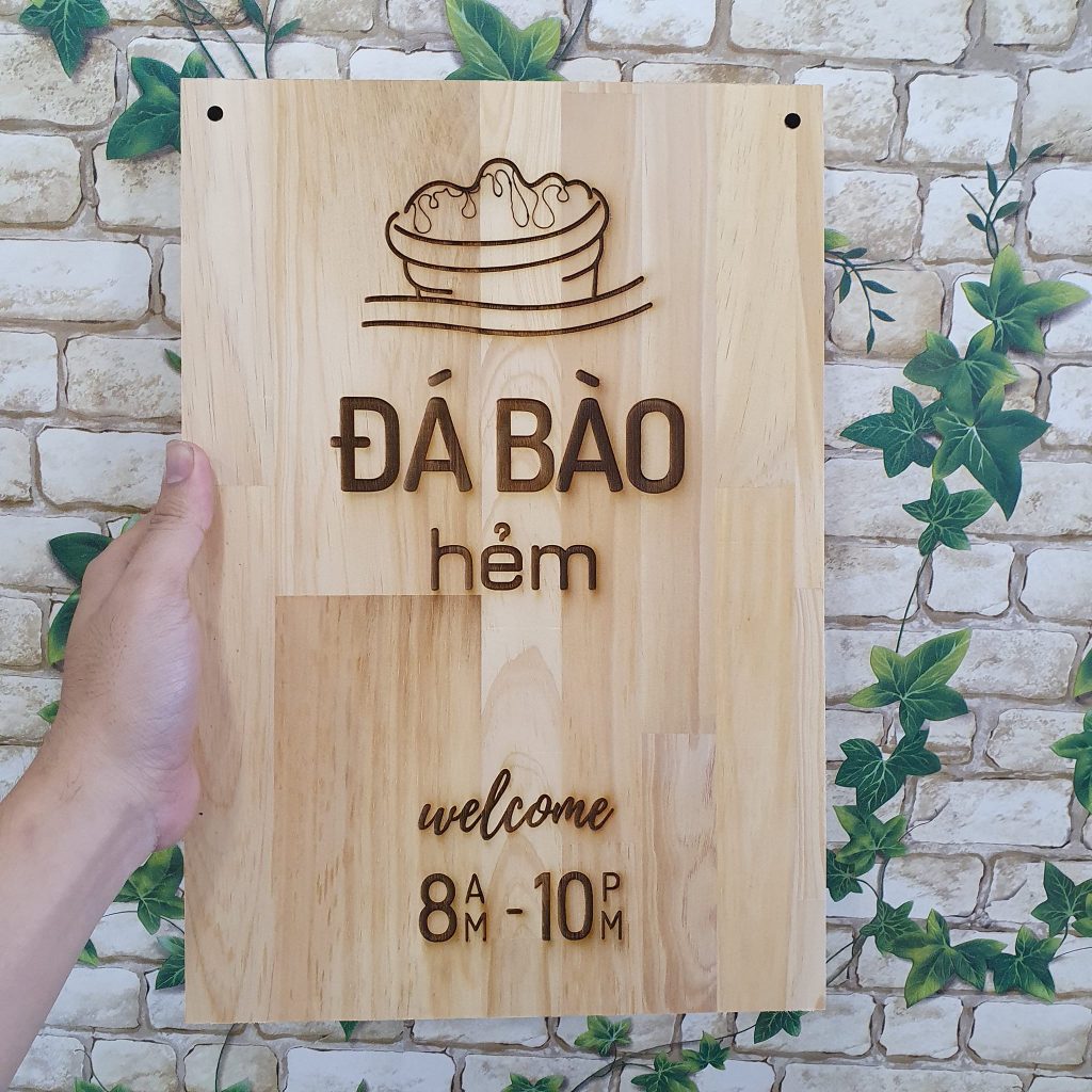 Thi Công Bảng Hiệu Khắc Gỗ Chuyên Nghiệp
