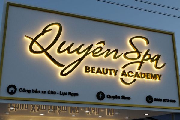 Mẫu Bảng Hiệu Chữ Nổi Sáng Mặt Đẹp